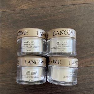 Lancôme Absolue Premium regenerating and replenishing care cream lot (15ml *4)